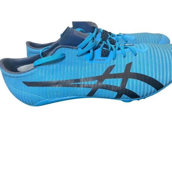 ASICS SONIC-SPRINT SHOES TRACK FIELD‎ SPIKES ElLITE 2 SZ 12 DIGITAL AQUA BLUE main image 10